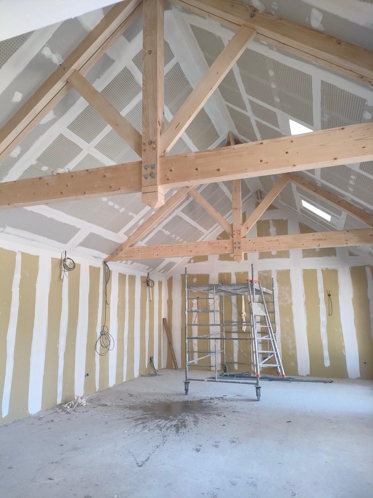 Mur peint finition parfaite